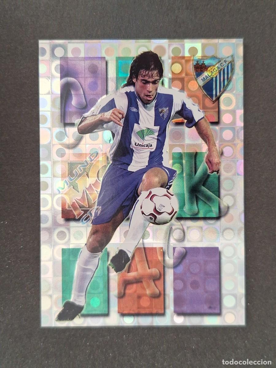 Cromos de f&uacute;tbol: L1 INSUA CRACK MALAGA C. F. 350 MUNDICROMO LAS FICHAS DE LA LIGA 2004 03 04