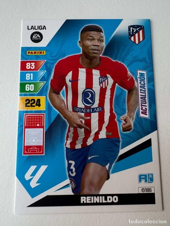 Figurine di Calcio: Carta Reinildo Actualizaci&oacute;n Atl&eacute;tico De Madrid 61bis Adrenalyn 2023-24
