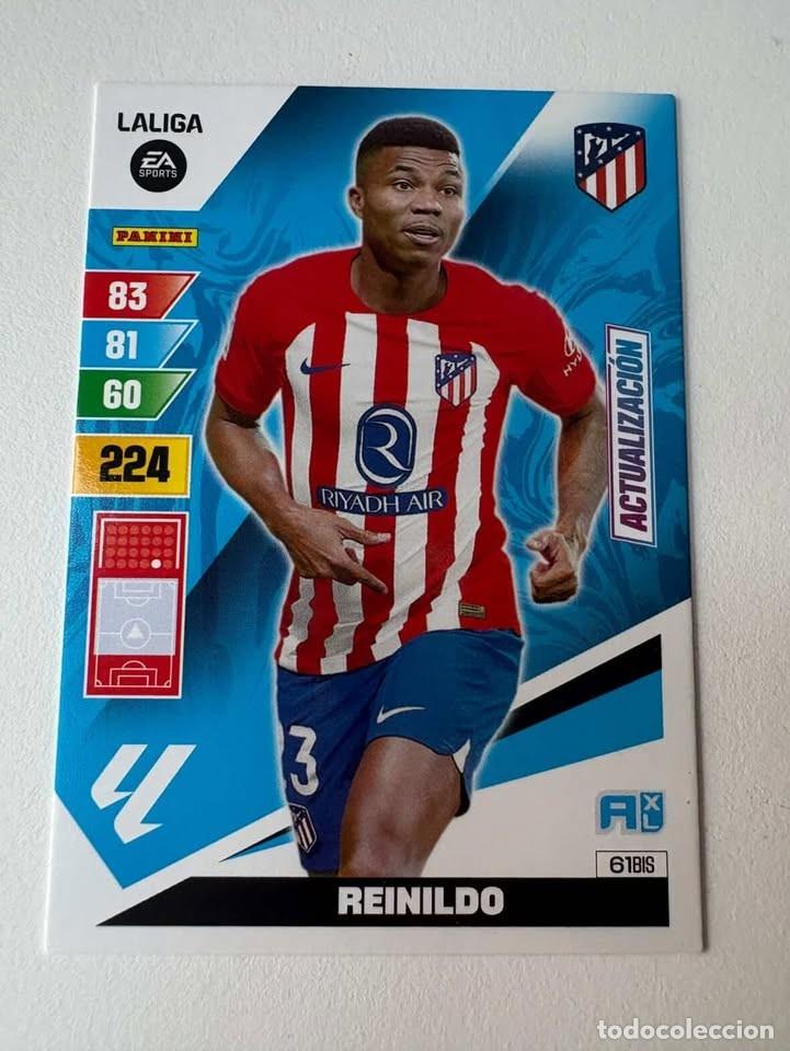 Figurine di Calcio: Carta Reinildo Actualizaci&oacute;n Atl&eacute;tico De Madrid 61bis Adrenalyn 2023-24