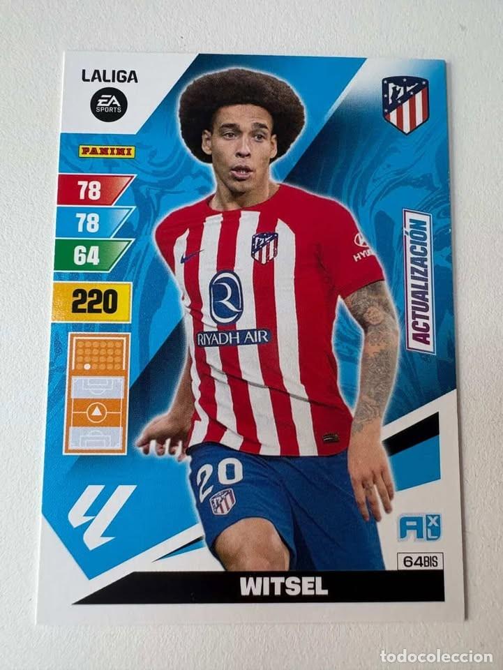Figurine di Calcio: Carta Witsel Actualizaci&oacute;n Atl&eacute;tico De Madrid 64bis Adrenalyn 2023-24