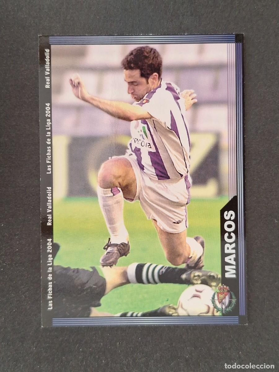 Figurine di Calcio: L1 MARCOS REAL VALLADOLID 358 MUNDICROMO LAS FICHAS DE LA LIGA 2004 03 04