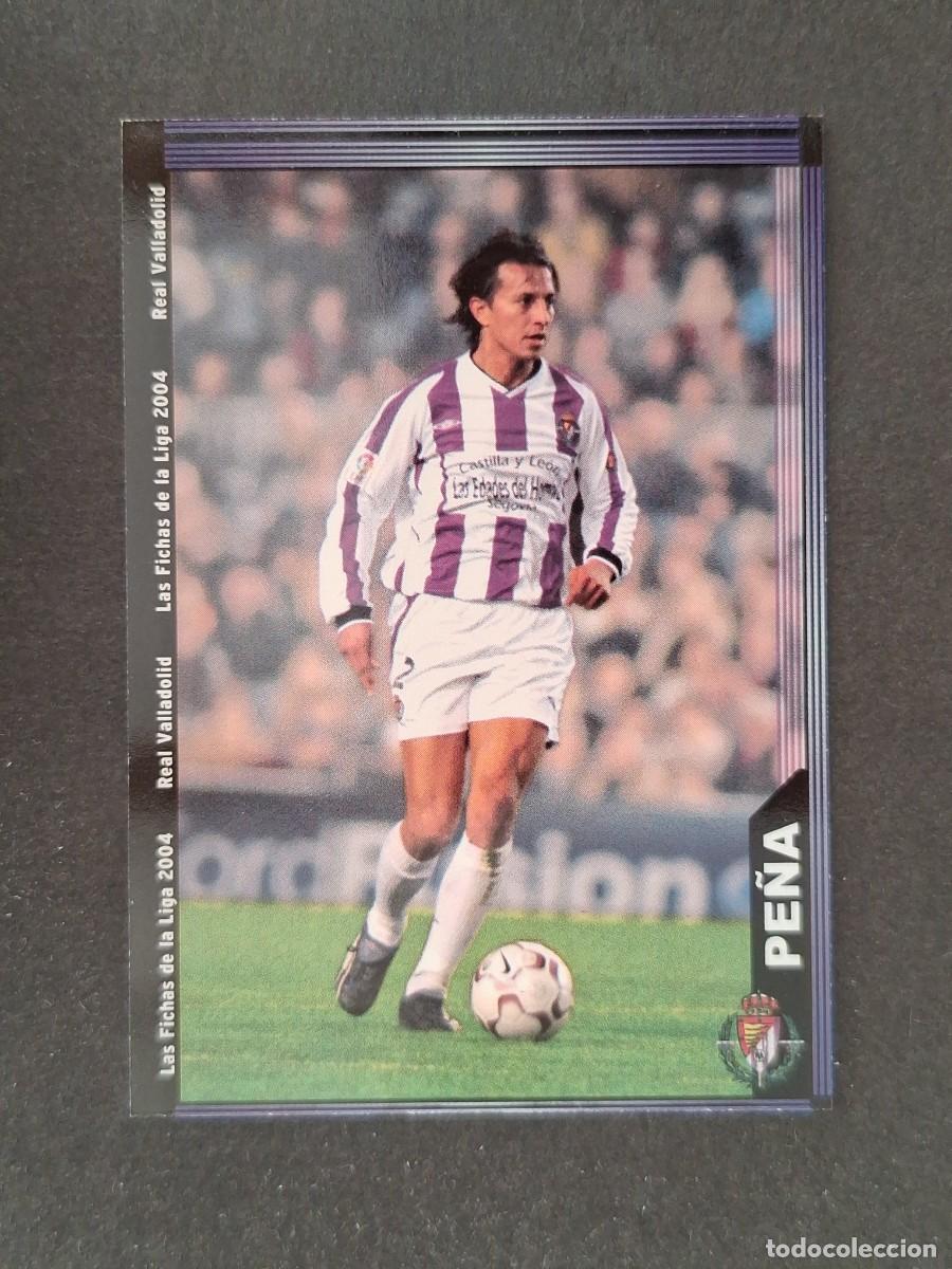 Figurine di Calcio: L1 PE&Ntilde;A REAL VALLADOLID 360 MUNDICROMO LAS FICHAS DE LA LIGA 2004 03 04