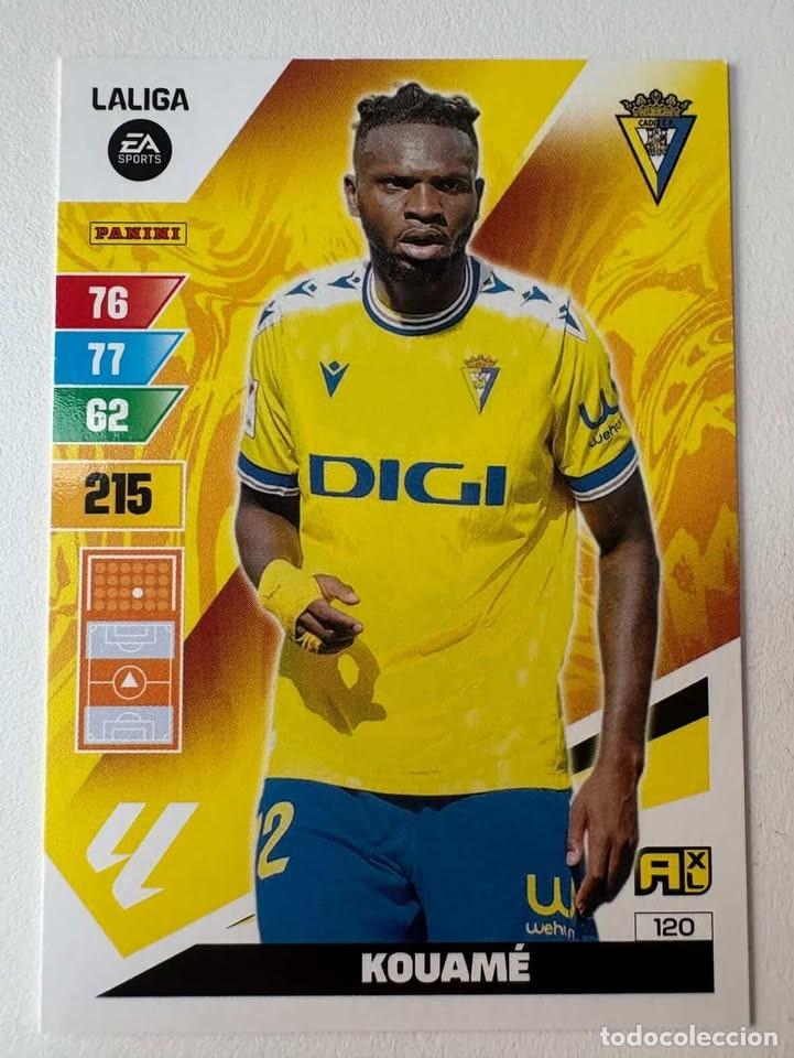 Figurine di Calcio: Carta Kouam&eacute; C&aacute;diz 120 Adrenalyn 2023-24