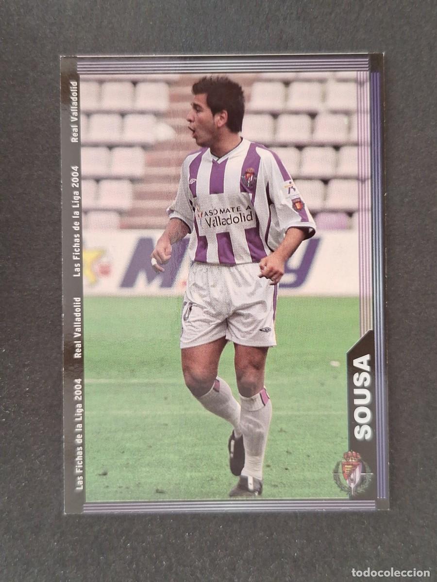 Fu&szlig;ball-Sticker: L1 SOUSA REAL VALLADOLID 361 MUNDICROMO LAS FICHAS DE LA LIGA 2004 03 04