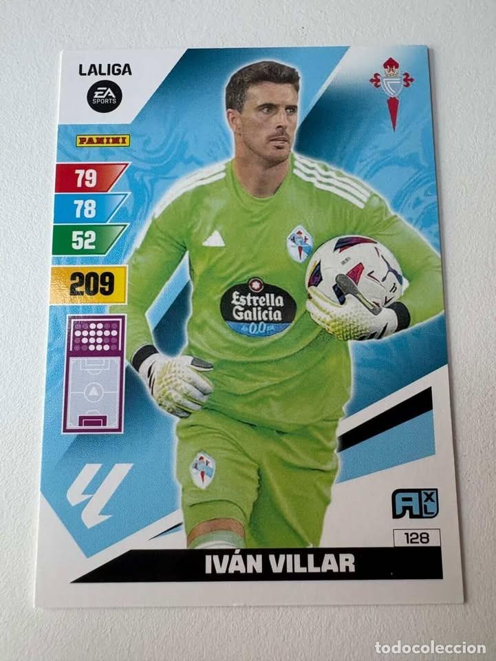 Fu&szlig;ball-Sticker: Carta Iv&aacute;n Villar Celta 128 Adrenalyn 2023-24