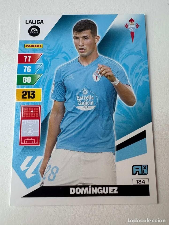 Fu&szlig;ball-Sticker: Carta Dom&iacute;nguez Celta 134 Adrenalyn 2023-24