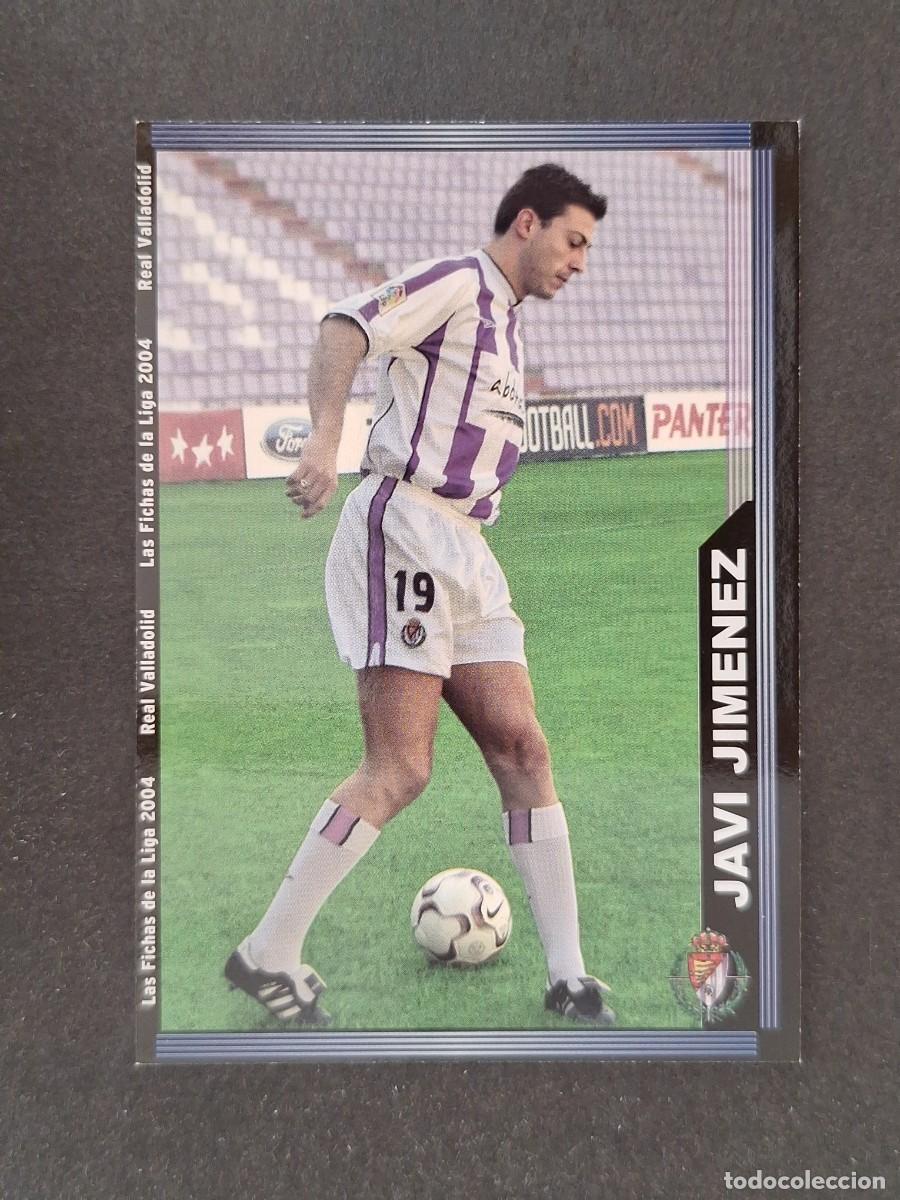 Fu&szlig;ball-Sticker: L1 JAVI JIMENEZ REAL VALLADOLID 367 MUNDICROMO LAS FICHAS DE LA LIGA 2004 03 04