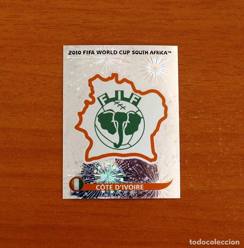 Cromos de f&uacute;tbol: Costa de Marfil -N&ordm; 525 Escudo -Mundial South Africa 2010 FIFA World Cup-Panini -Nunca Pegado