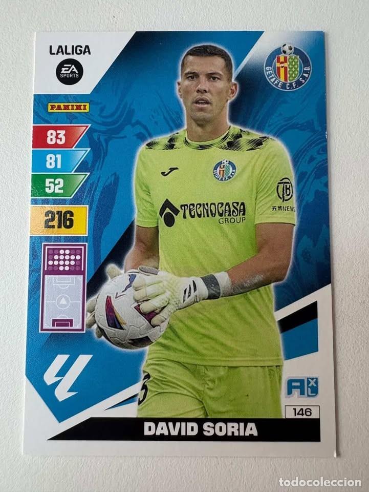 Cromos de f&uacute;tbol: Carta David Soria Getafe 146 Adrenalyn 2023-24