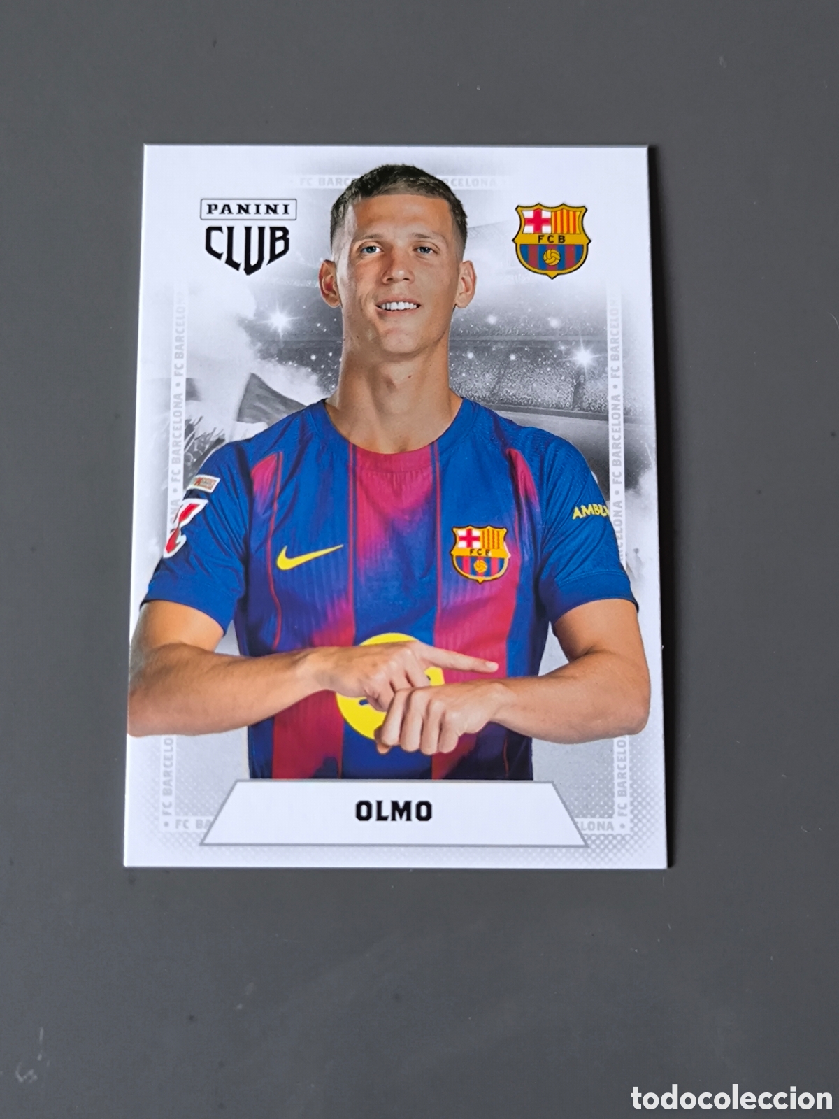 Cromos de f&uacute;tbol: DANI OLMO 24 FC Barcelona Panini Club 2026