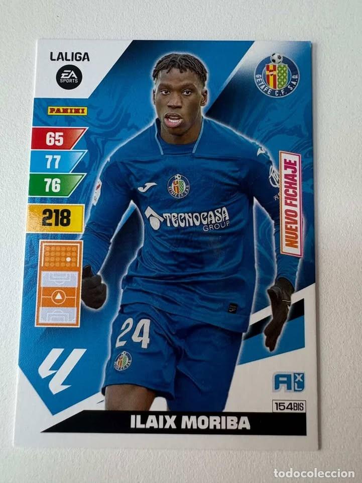 Cromos de f&uacute;tbol: Carta Ilaix Moriba Nuevo Fichaje Getafe 154bis Adrenalyn 2023-24