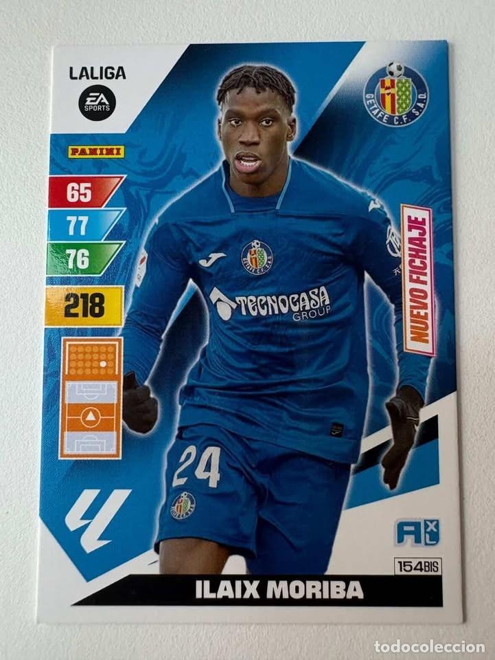 Cromos de f&uacute;tbol: Carta Ilaix Moriba Nuevo Fichaje Getafe 154bis Adrenalyn 2023-24