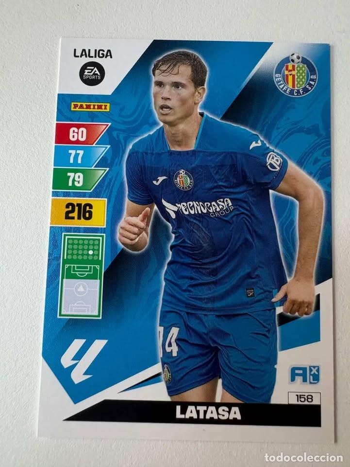 Cromos de f&uacute;tbol: Carta Latasa Getafe 158 Adrenalyn 2023-24