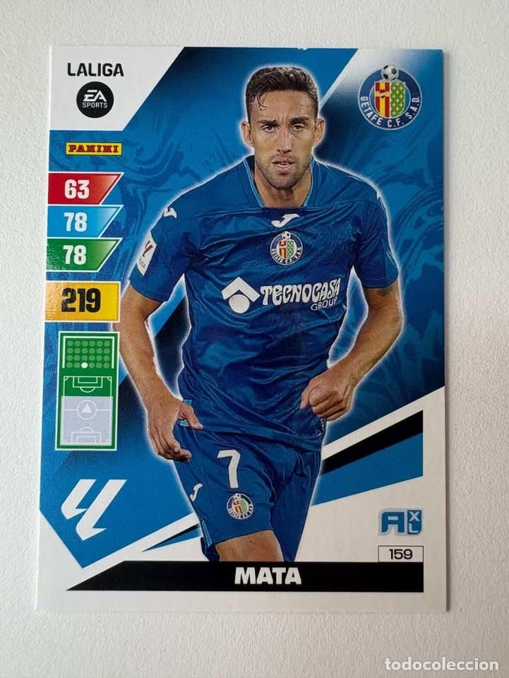 Fu&szlig;ball-Sticker: Carta Mata Getafe 159 Adrenalyn 2023-24