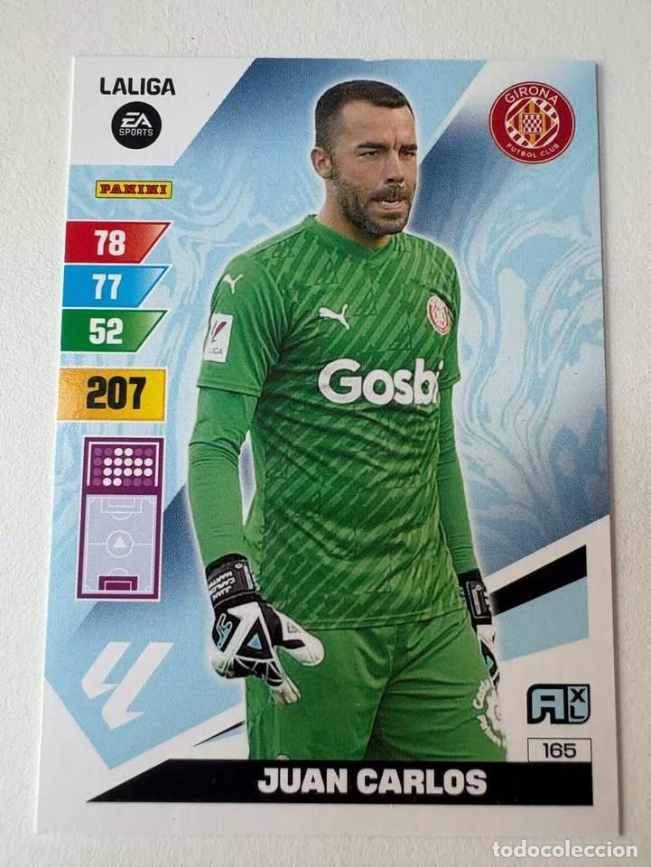 Cromos de f&uacute;tbol: Carta Juan Carlos Girona 165 Adrenalyn 2023-24