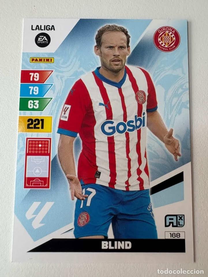 Cromos de f&uacute;tbol: Carta Blind Girona 168 Adrenalyn 2023-24