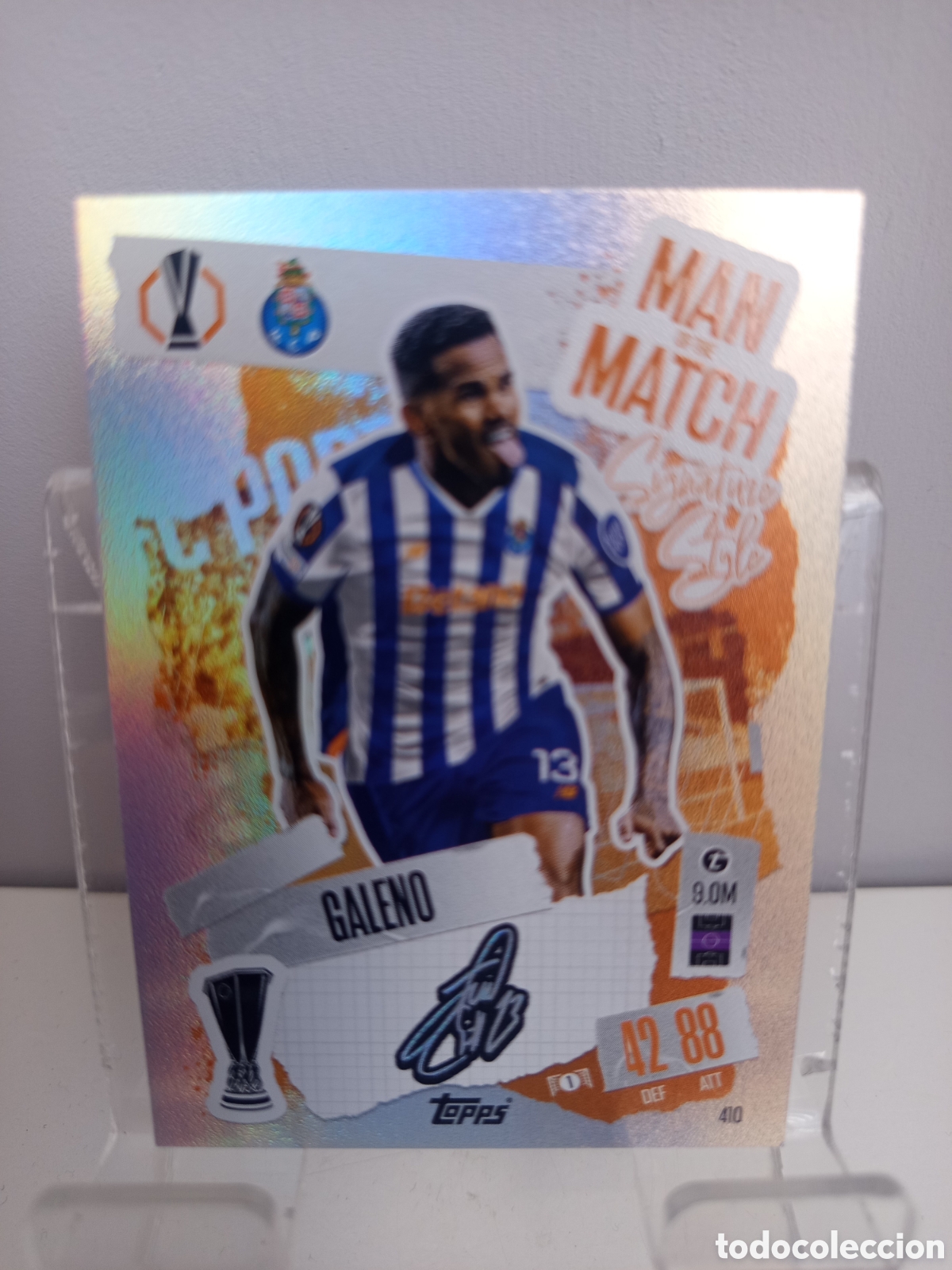 Cromos de f&uacute;tbol: ❇️ CROMO ⚽ GALENO OPORTO 410 MAN OF MATCH 399 2024 2025 24 25 MATCH ATTAX CHAMPIONS LEAGUE TOPPS ❇️