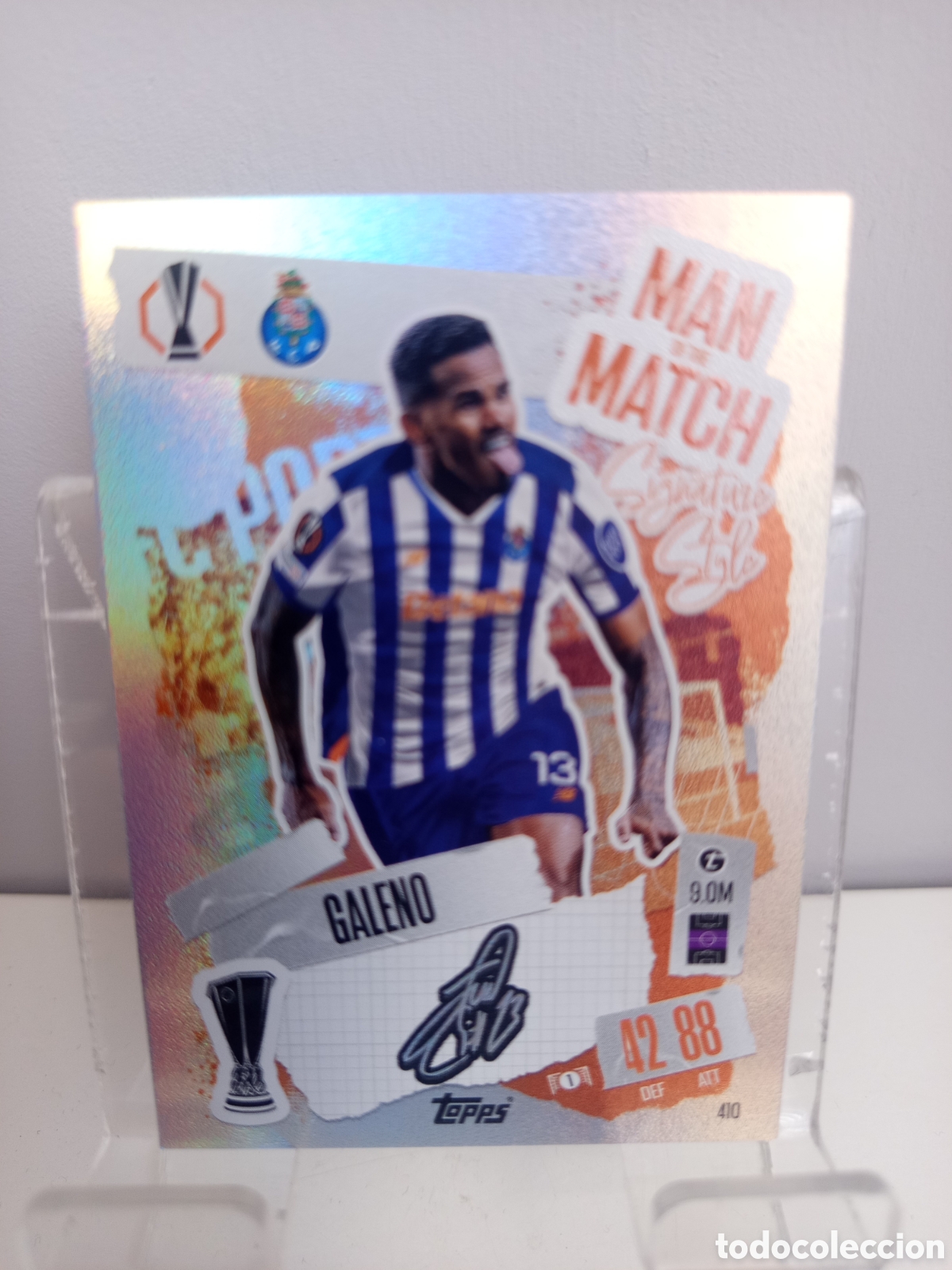 Cromos de f&uacute;tbol: ❇️ CROMO ⚽ GALENO OPORTO 410 MAN OF MATCH 399 2024 2025 24 25 MATCH ATTAX CHAMPIONS LEAGUE TOPPS ❇️