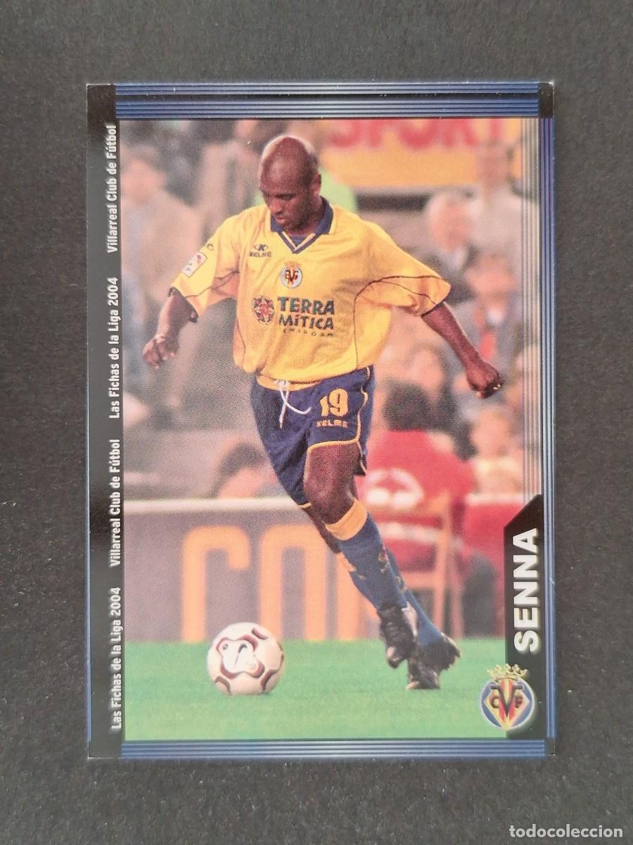 Cromos de f&uacute;tbol: L1 MARCOS SENNA VILLARREAL C. F. 396 MUNDICROMO LAS FICHAS DE LA LIGA 2004 03 04