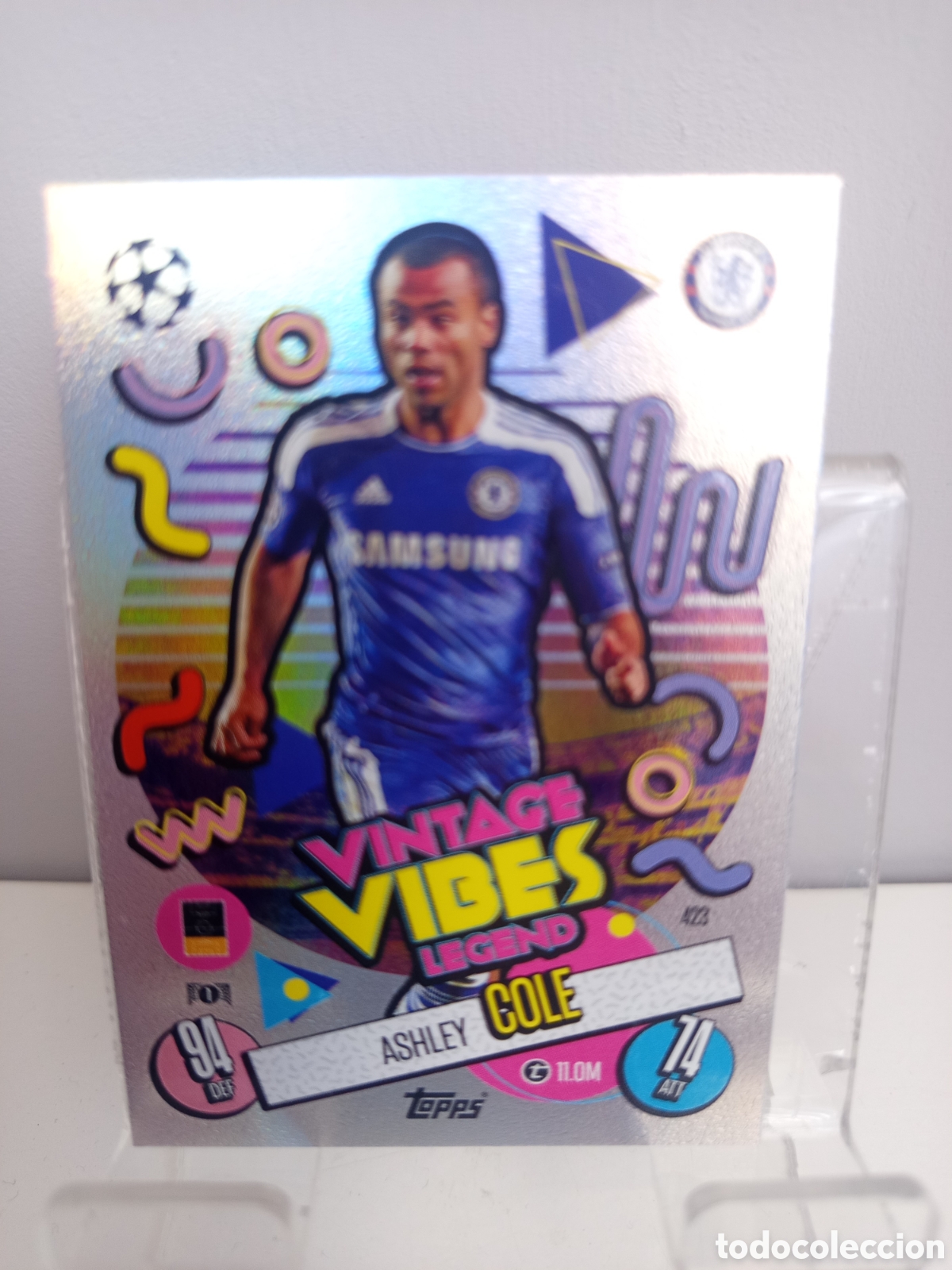 Cromos de f&uacute;tbol: ❇️ CROMO ⚽ COLE CHELSEA 423 VINTAGE VIBES LEGEND 2024 24 25 MATCH ATTAX CHAMPIONS LEAGUE TOPPS ❇️