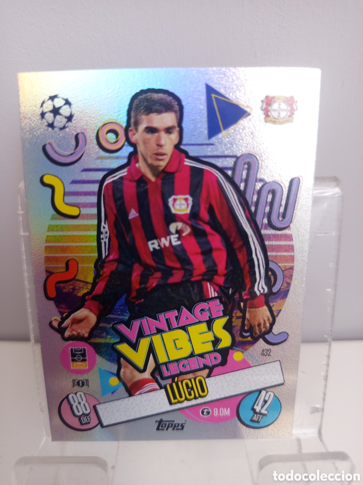 Cromos de f&uacute;tbol: ❇️ CROMO ⚽ L&Uacute;CIO BAYERN LEVERKUSEN 432 VINTAGE LEGEND 24 25 MATCH ATTAX CHAMPIONS LEAGUE TOPPS ❇️