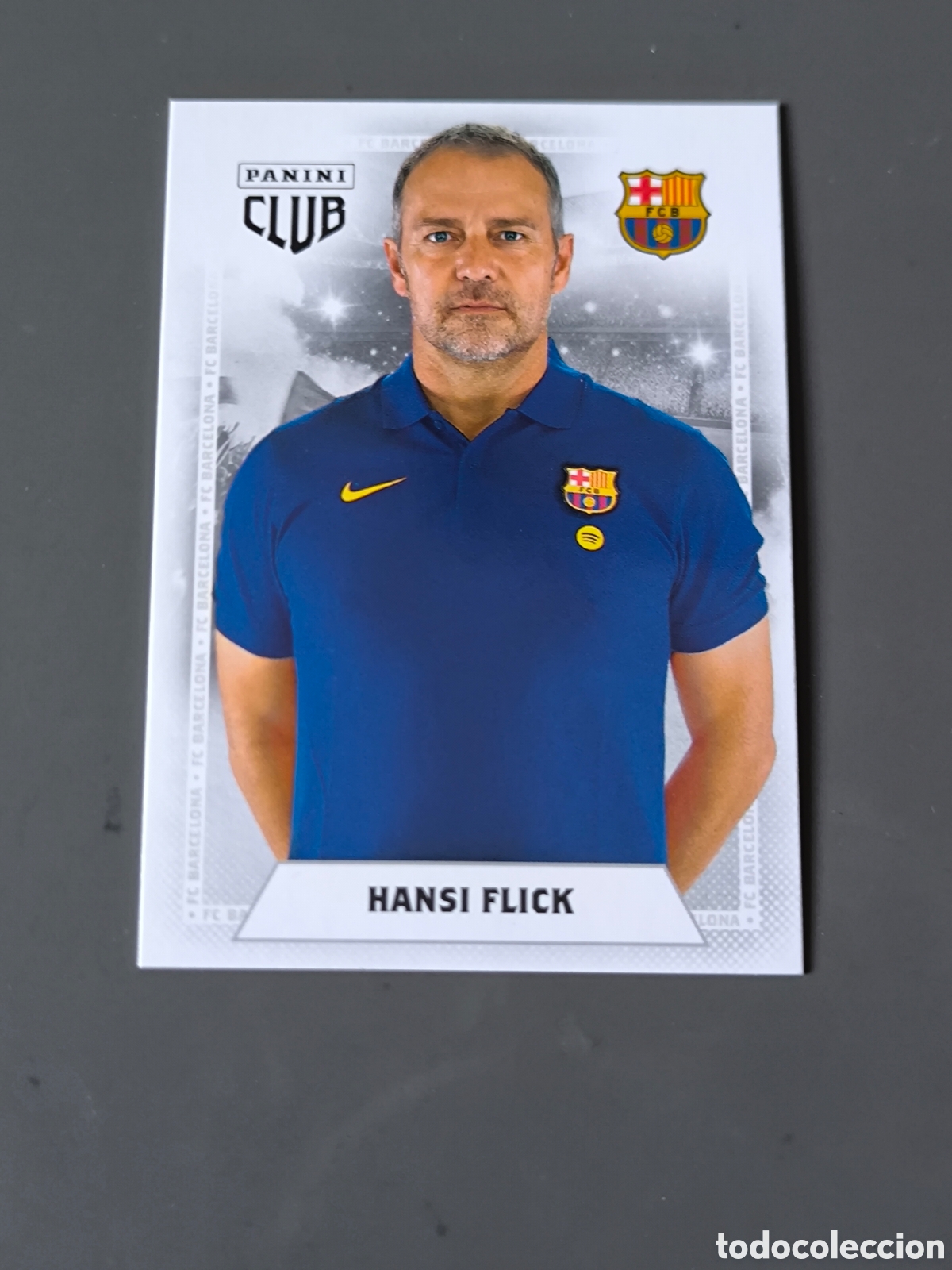Cromos de f&uacute;tbol: HANSI FLICK 7 FC Barcelona Panini Club 2026