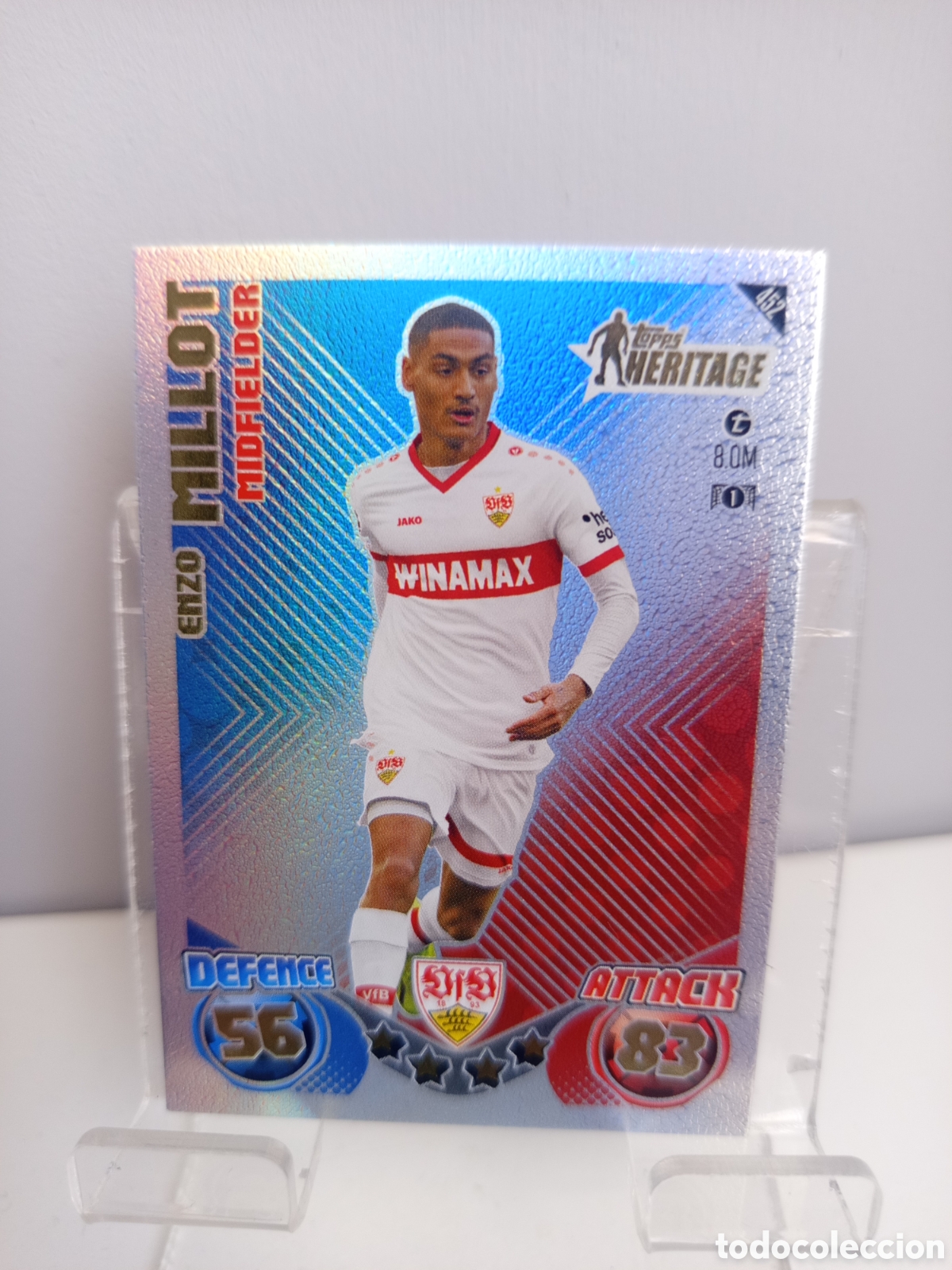 Cromos de f&uacute;tbol: ❇️ CROMO ⚽ MILLOT STUTTGART 452 HERITAGE TOPPS 2024 24 25 MATCH ATTAX CHAMPIONS LEAGUE TOPPS ❇️