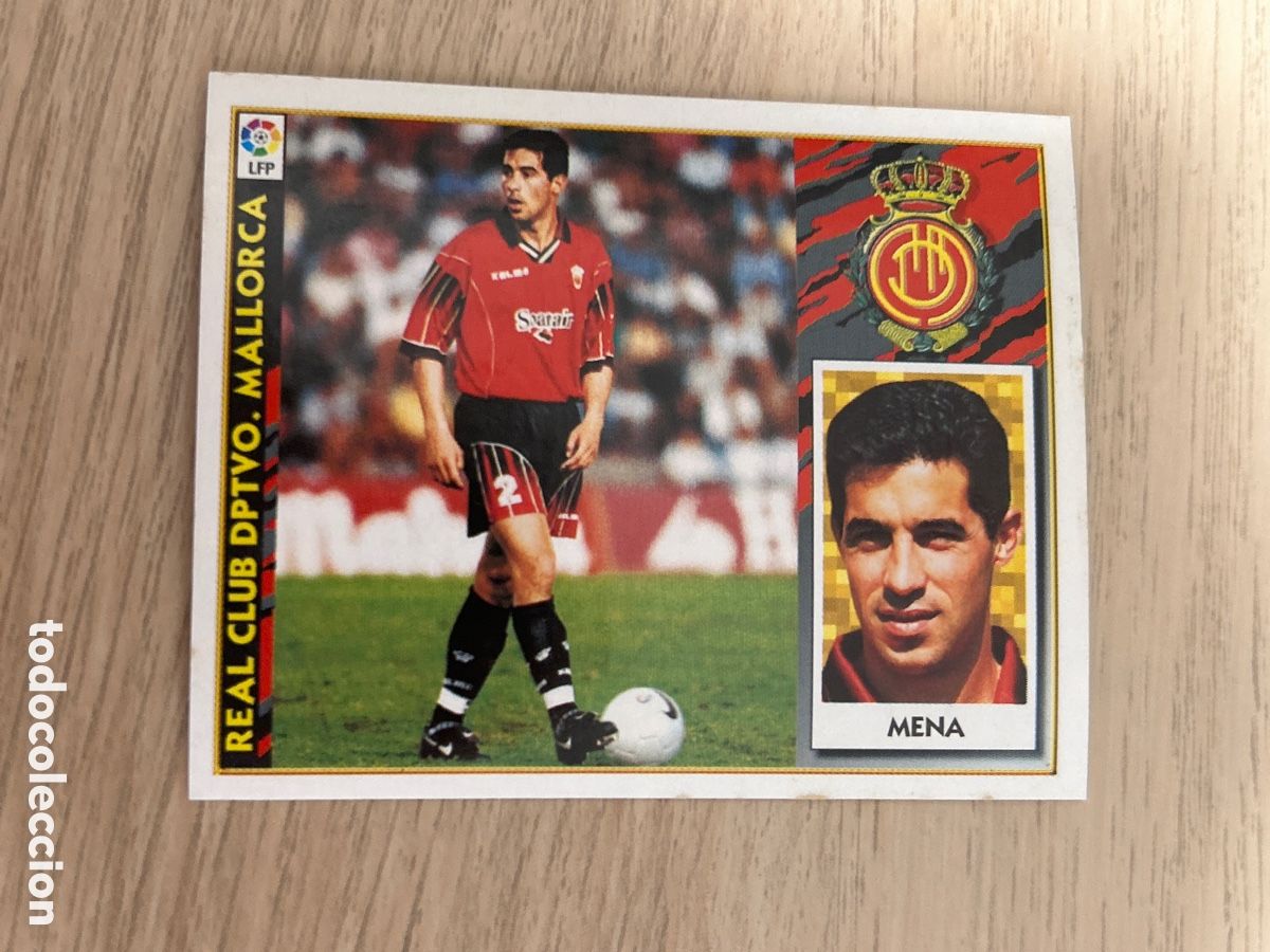 Cromos de f&uacute;tbol: MENA COLOCA MALLORCA LIGA ESTE 1997 1998 97 98 NUNCA PEGADO SIN PEGAR