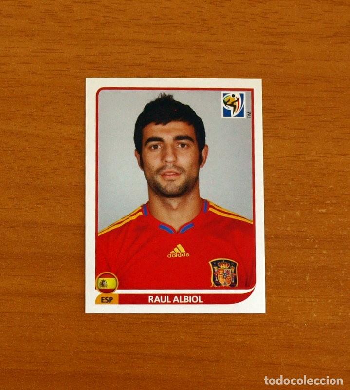 Cromos de f&uacute;tbol: Espa&ntilde;a -N&ordm; 568 Ra&uacute;l Albiol -Mundial South Africa 2010 FIFA World Cup-Panini -Nunca Pegado