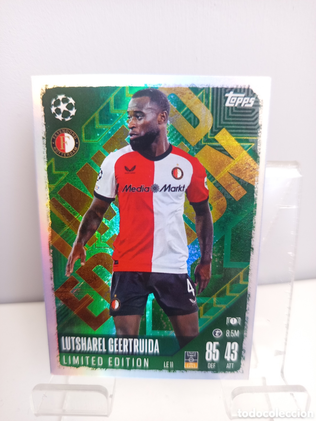 Cromos de f&uacute;tbol: ❇️ CROMO ⚽ GEERTRUIDA FEYENOORD LE11 LIMITED EDITION 24 25 MATCH ATTAX CHAMPIONS LEAGUE TOPPS ❇️