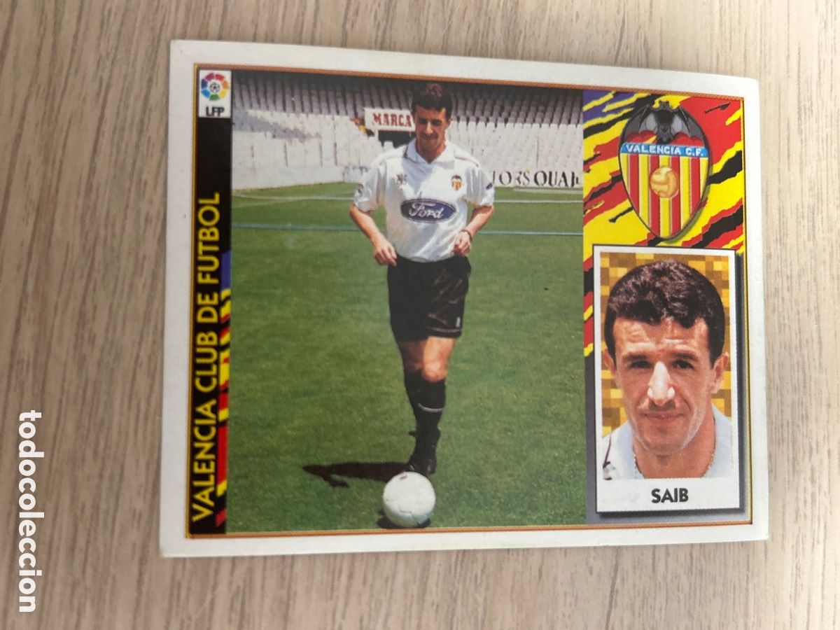 Fu&szlig;ball-Sticker: SAIB VALENCIA LIGA ESTE 1997 1998 97 98 NUNCA PEGADO SIN PEGAR