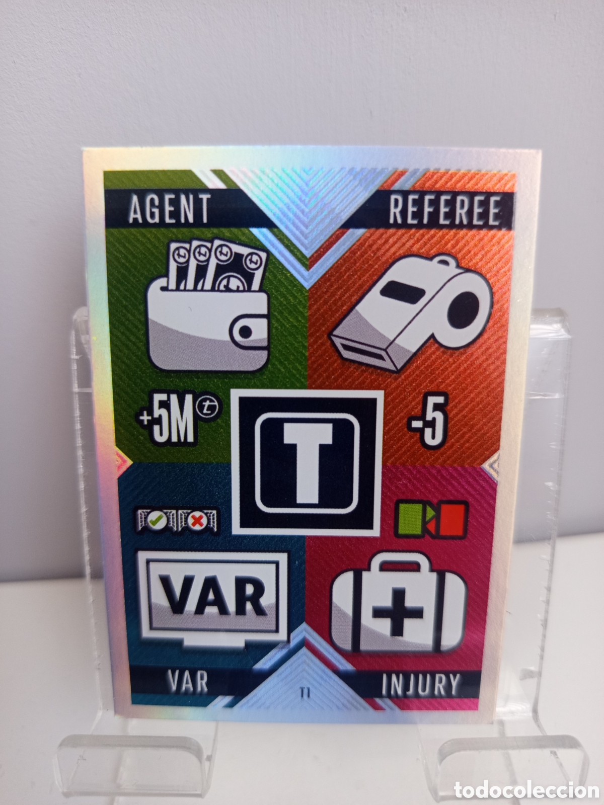 Cromos de f&uacute;tbol: ❇️ CROMO CARD ⚽ T1 AGENT REFEREE VAR INJURY 2024 2025 24 25 MATCH ATTAX CHAMPIONS LEAGUE TOPPS ❇️
