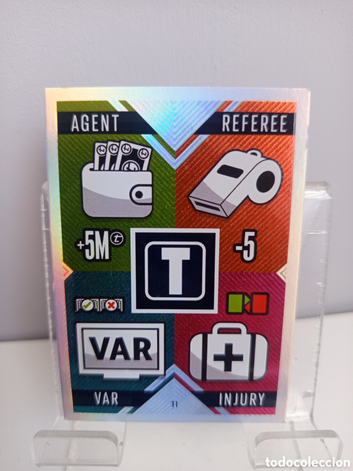 Cromos de f&uacute;tbol: ❇️ CROMO CARD ⚽ T1 AGENT REFEREE VAR INJURY 2024 2025 24 25 MATCH ATTAX CHAMPIONS LEAGUE TOPPS ❇️