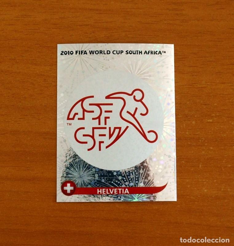 Cromos de f&uacute;tbol: Suiza -N&ordm; 582 Escudo -Mundial South Africa 2010 FIFA World Cup-Panini -Nunca Pegado