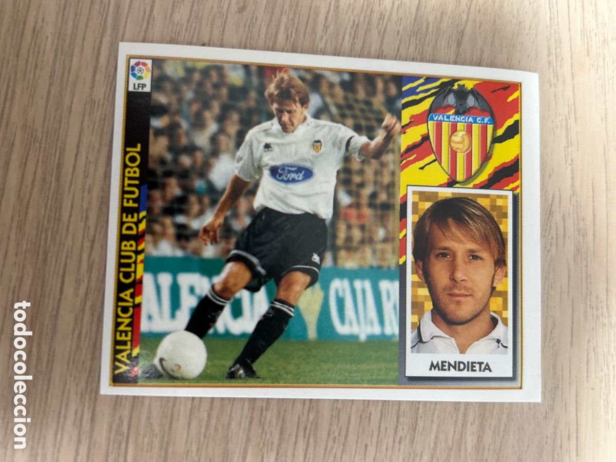 Cromos de Futebol: MENDIETA VALENCIA LIGA ESTE 1997 1998 97 98 NUNCA PEGADO SIN PEGAR
