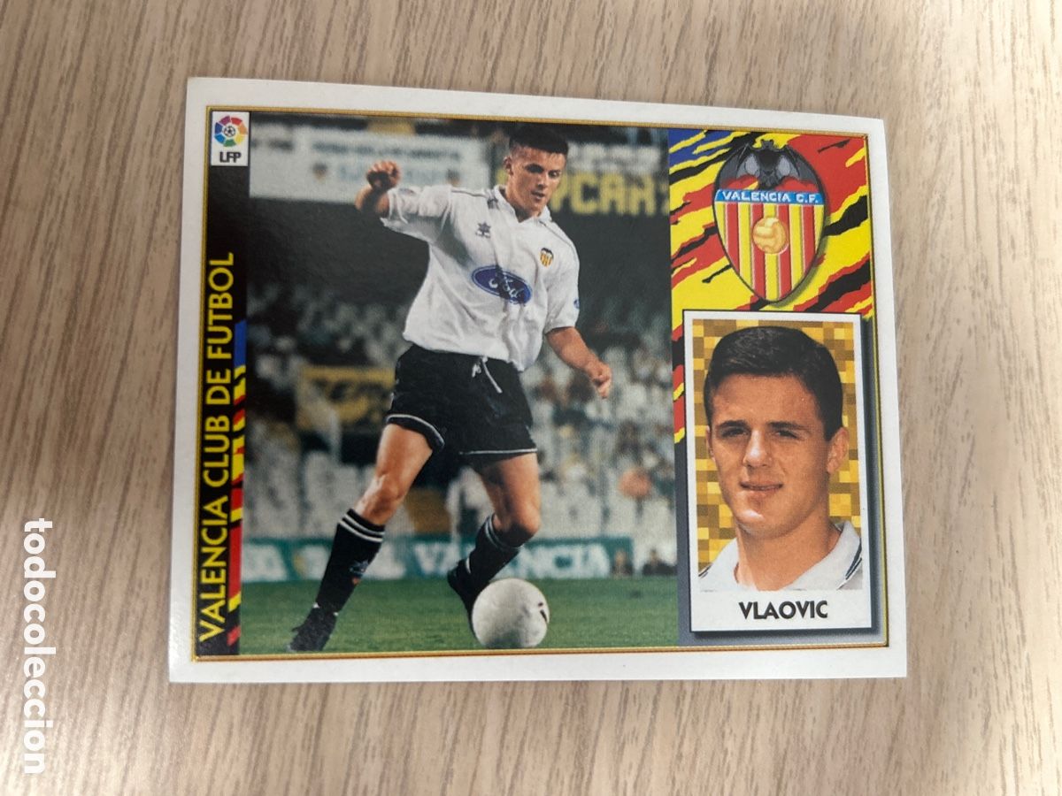 Cromos de f&uacute;tbol: VLAOVIC VALENCIA LIGA ESTE 1997 1998 97 98 NUNCA PEGADO SIN PEGAR