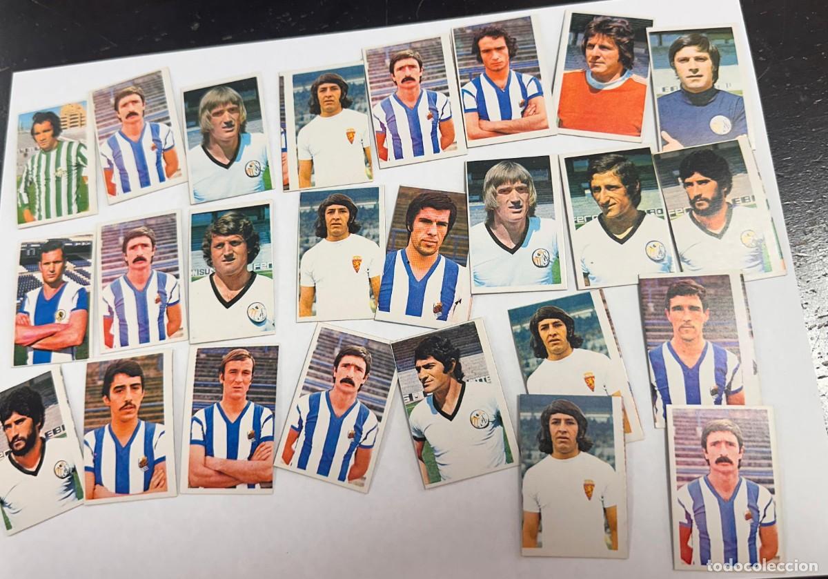 Cromos de f&uacute;tbol: Lote 25 Cromos Campeonato Nacional de Futbol 1976 1977