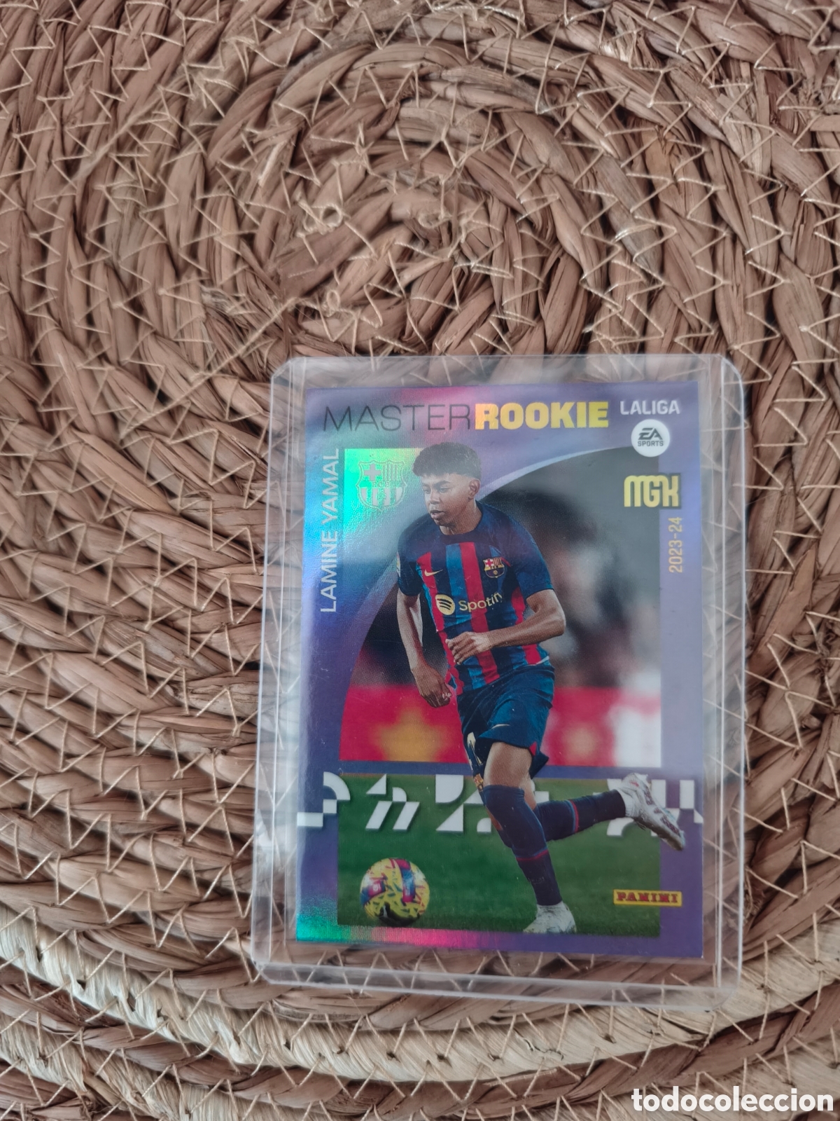 Cromos de f&uacute;tbol: Lamine yamal m&aacute;ster rookie mgk