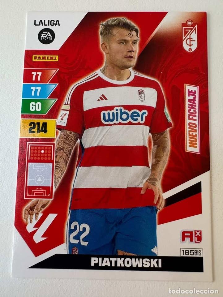 Figurine di Calcio: Carta Piatkowski Nuevo Fichaje Granada 185bis Adrenalyn 2023-24