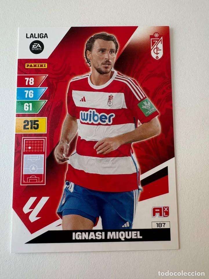 Cromos de f&uacute;tbol: Carta Ignasi Miquel Granada 187 Adrenalyn 2023-24