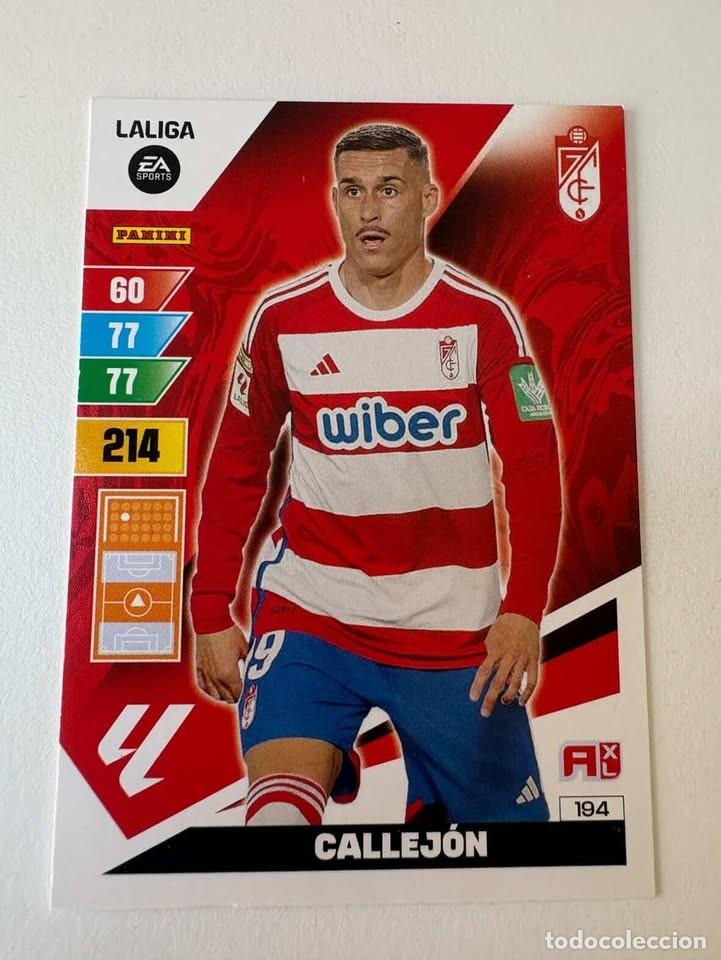 Cromos de f&uacute;tbol: Carta Callej&oacute;n Granada 194 Adrenalyn 2023-24