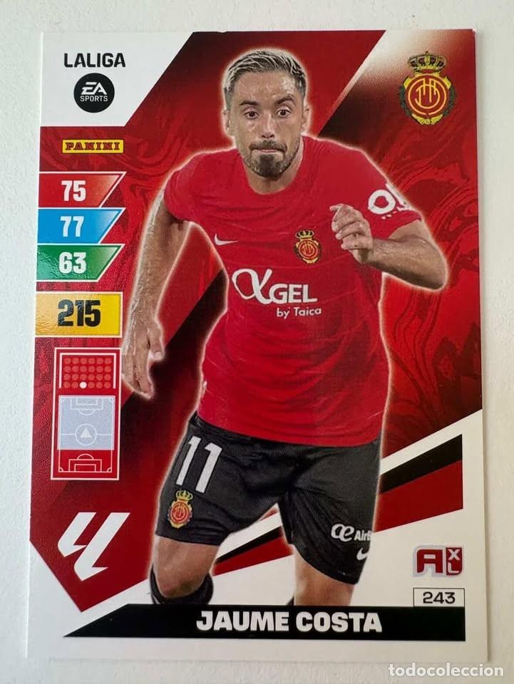 Cromos de f&uacute;tbol: Carta Jaume Costa Mallorca 243 Adrenalyn 2023-24
