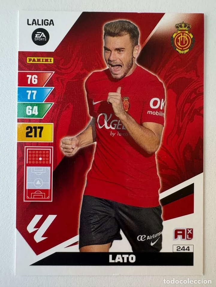 Cromos de f&uacute;tbol: Carta Lato Mallorca 244 Adrenalyn 2023-24