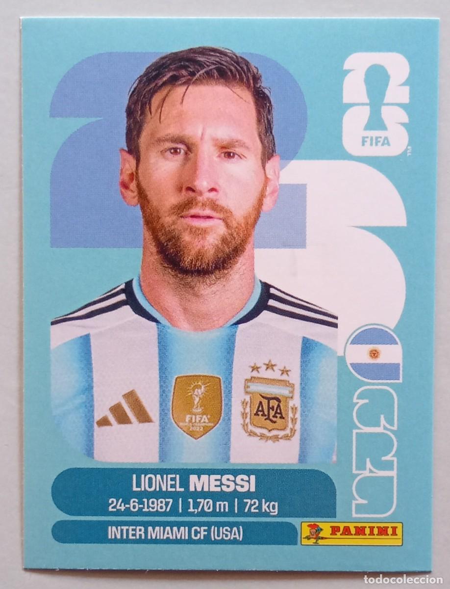 Cromos de f&uacute;tbol: Figurina Panini 2026 Cromo World Cup Usa Mundial 2026 Lionel Messi Argentina n ARG 17