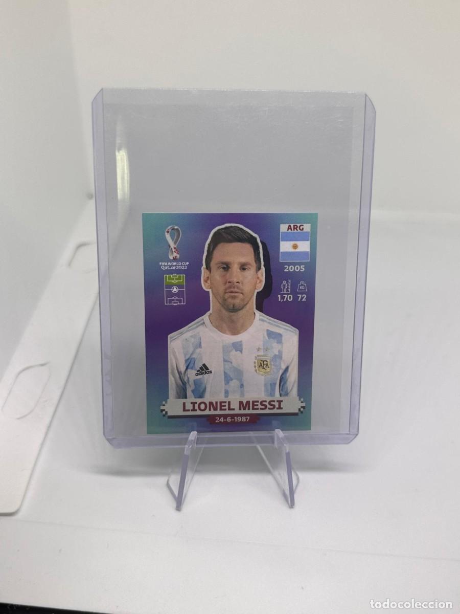 Cromos de f&uacute;tbol: Messi Argentina Panini Stickers Fifa World Cup Qatar 2022