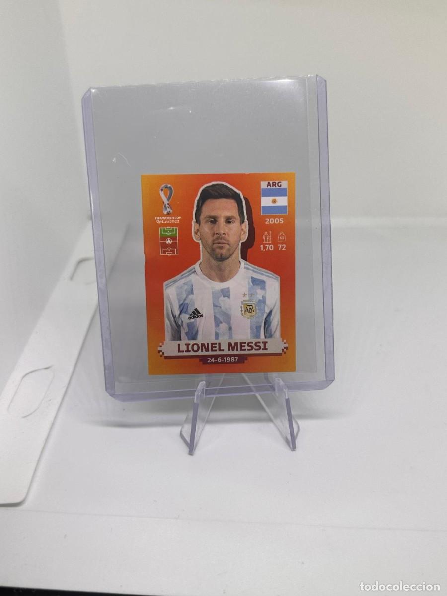 Cromos de f&uacute;tbol: Messi Argentina Panini Stickers Fifa World Cup Qatar 2022
