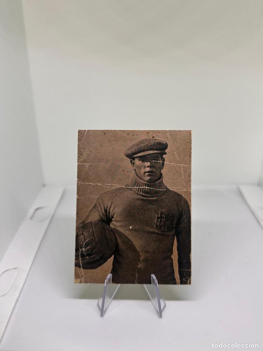 Cromos de f&uacute;tbol: Zamora FC Barcelona Galeria de Jugadores Chocolates Piera Brugueras Serie A N&ordm;2 A&ntilde;os 20 Mal cortado