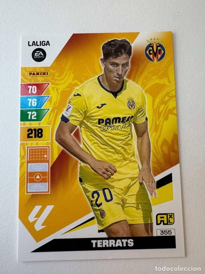 Cromos de f&uacute;tbol: Carta Terrats 355 Villareal Adrenalyn 2023-24