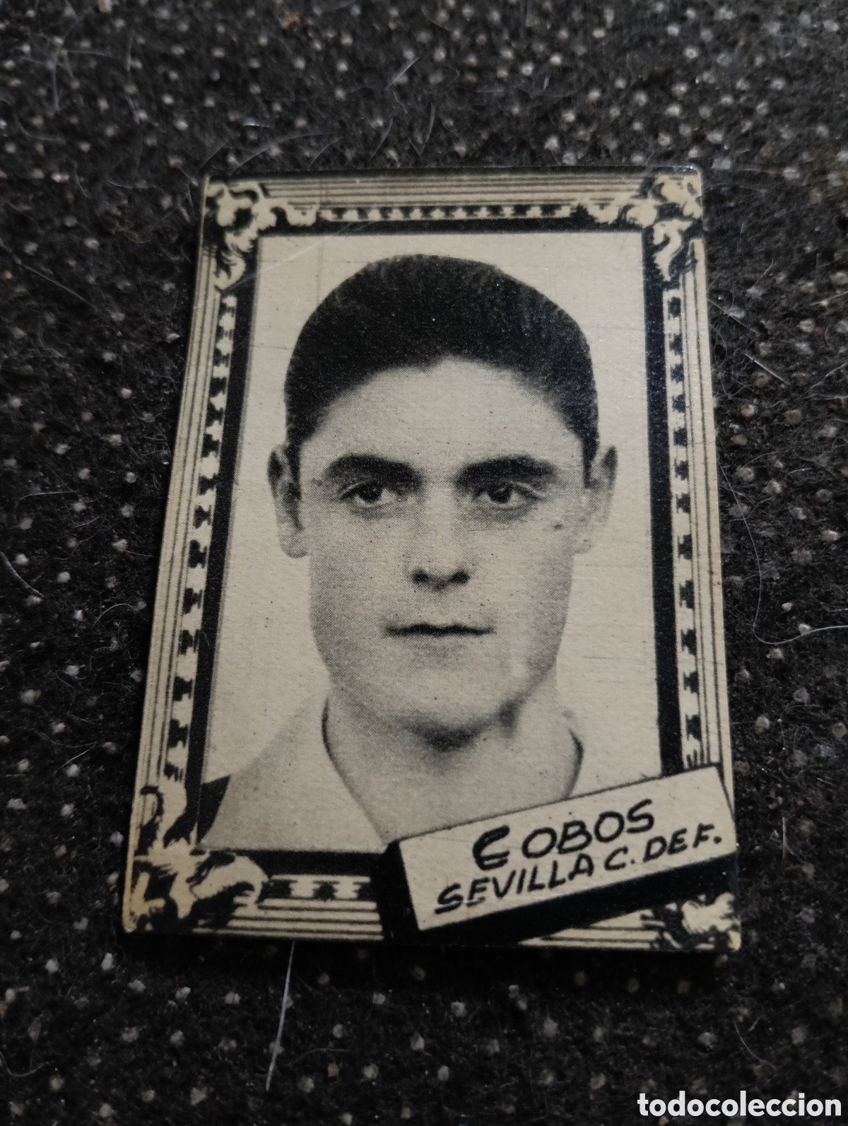 Cromos de f&uacute;tbol: COBOS, SEVILLA CLUB DE FUTBOL CROMO LIGA 1959 1960 ALBUM FHER DISGRA, sin pegar, en muy buen estado