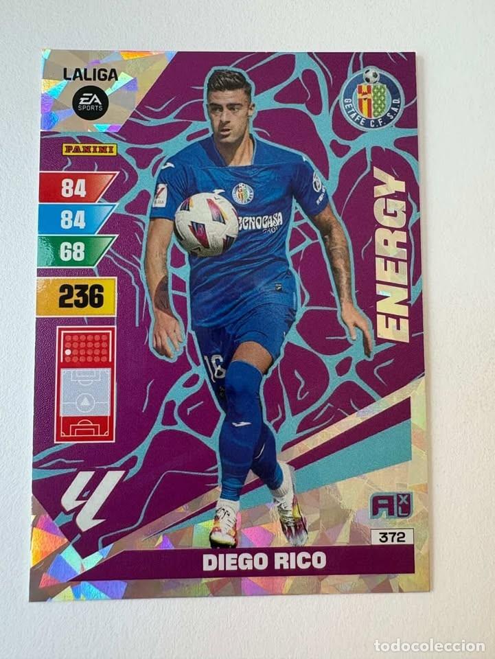 Cromos de f&uacute;tbol: Carta Diego Rico Getafe Energy 372 Adrenalyn 2023-24